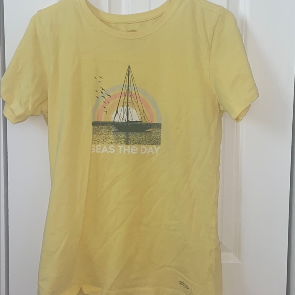 Yellow Life Is Good Tee